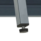 Sideboard Anthracite 75x35x105 cm Steel and Glass