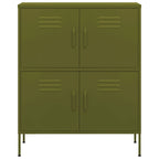 Storage Cabinet Olive Green 80x35x101.5 cm Steel