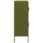 Storage Cabinet Olive Green 80x35x101.5 cm Steel