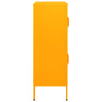 Storage Cabinet Mustard Yellow 80x35x101.5 cm Steel