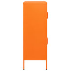 Storage Cabinet Orange 80x35x101.5 cm Steel