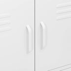 Storage Cabinet White 80x35x101.5 cm Steel