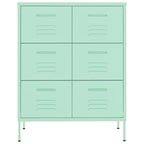 Drawer Cabinet Mint 80x35x101.5 cm Steel