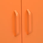 Storage Cabinet Orange 80x35x101.5 cm Steel