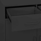 Storage Cabinet Anthracite 80x35x101.5 cm Steel