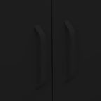Storage Cabinet Black 80x35x101.5 cm Steel