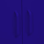 Storage Cabinet Navy Blue 80x35x101.5 cm Steel