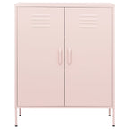 Storage Cabinet Pink 80x35x101.5 cm Steel