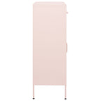 Storage Cabinet Pink 80x35x101.5 cm Steel