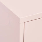 Storage Cabinet Pink 80x35x101.5 cm Steel