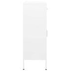 Storage Cabinet White 80x35x101.5 cm Steel