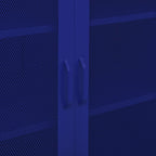 Storage Cabinet Navy Blue 80x35x101.5 cm Steel