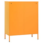 Storage Cabinet Mustard Yellow 80x35x101.5 cm Steel