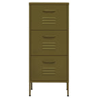 Storage Cabinet Olive Green 42.5x35x101.5 cm Steel