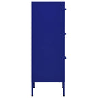 Storage Cabinet Navy Blue 42.5x35x101.5 cm Steel