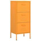 Storage Cabinet Mustard Yellow 42.5x35x101.5 cm Steel