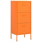 Storage Cabinet Orange 42.5x35x101.5 cm Steel