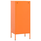 Storage Cabinet Orange 42.5x35x101.5 cm Steel