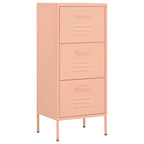 Storage Cabinet Pink 42.5x35x101.5 cm Steel