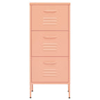 Storage Cabinet Pink 42.5x35x101.5 cm Steel