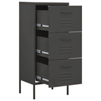 Storage Cabinet Anthracite 42.5x35x101.5 cm Steel