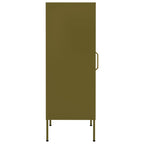 Storage Cabinet Olive Green 42.5x35x101.5 cm Steel