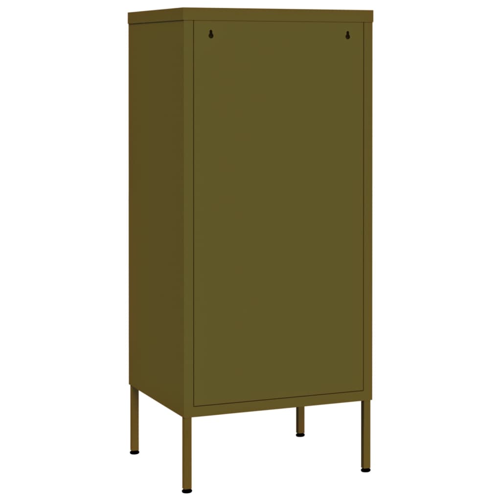Storage Cabinet Olive Green 42.5x35x101.5 cm Steel