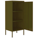 Storage Cabinet Olive Green 42.5x35x101.5 cm Steel