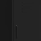 Storage Cabinet Black 42.5x35x101.5 cm Steel