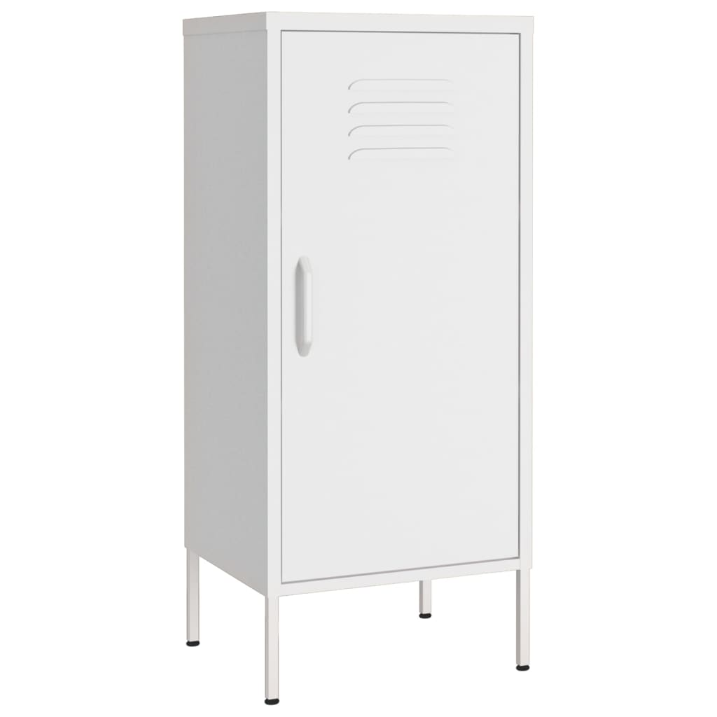 Storage Cabinet White 42.5x35x101.5 cm Steel