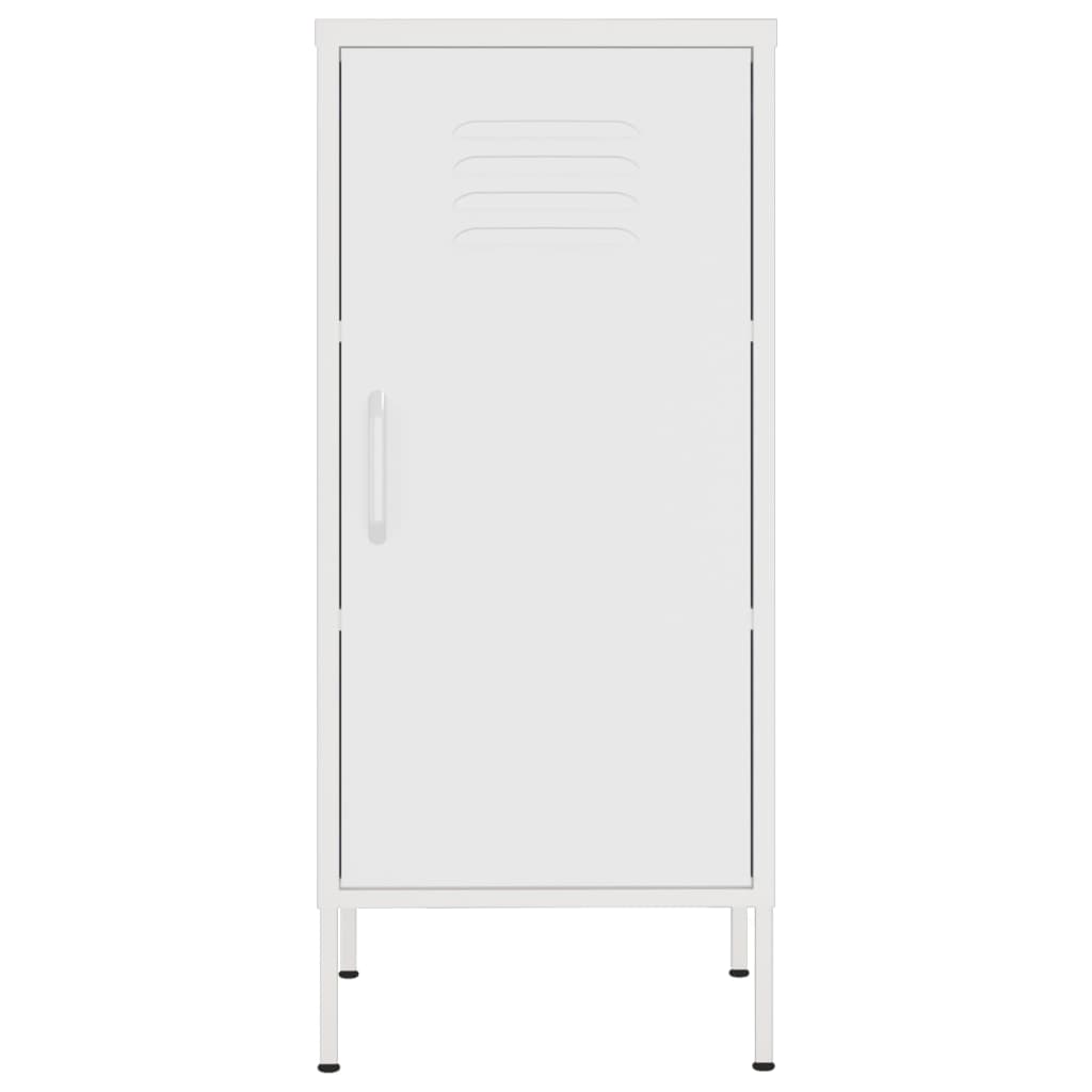 Storage Cabinet White 42.5x35x101.5 cm Steel