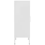 Storage Cabinet White 42.5x35x101.5 cm Steel