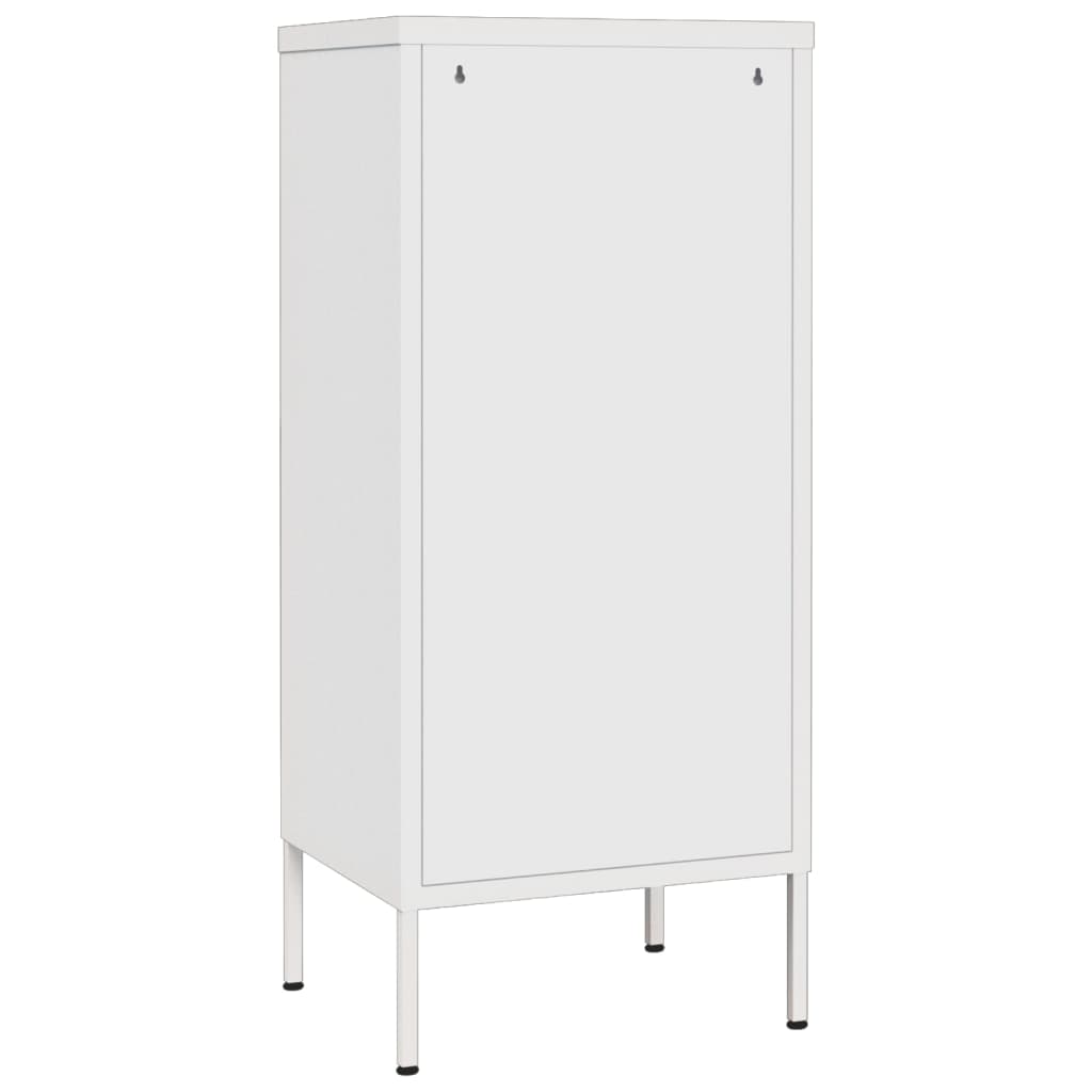 Storage Cabinet White 42.5x35x101.5 cm Steel