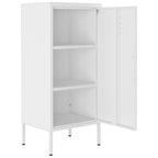 Storage Cabinet White 42.5x35x101.5 cm Steel