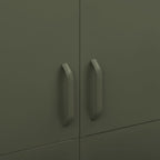 Wardrobe Olive Green 90x50x180 cm Steel