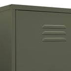 Wardrobe Olive Green 90x50x180 cm Steel