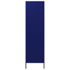 Wardrobe Navy Blue 90x50x180 cm Steel