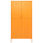 Wardrobe Mustard Yellow 90x50x180 cm Steel