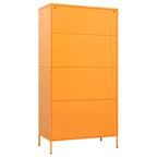 Wardrobe Mustard Yellow 90x50x180 cm Steel