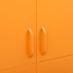 Wardrobe Mustard Yellow 90x50x180 cm Steel