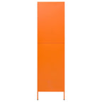 Wardrobe Orange 90x50x180 cm Steel