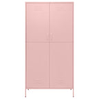 Wardrobe Pink 90x50x180 cm Steel