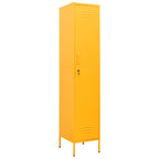 Locker Cabinet Mustard Yellow 35x46x180 cm Steel