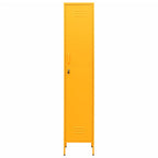 Locker Cabinet Mustard Yellow 35x46x180 cm Steel