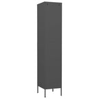 Locker Cabinet Anthracite 35x46x180 cm Steel