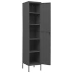 Locker Cabinet Anthracite 35x46x180 cm Steel