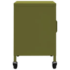 Storage Cabinet Olive Green 60x35x56 cm Steel