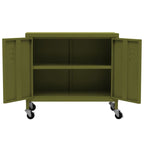 Storage Cabinet Olive Green 60x35x56 cm Steel