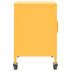Storage Cabinet Mustard Yellow 60x35x56 cm Steel