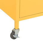 Storage Cabinet Mustard Yellow 60x35x56 cm Steel